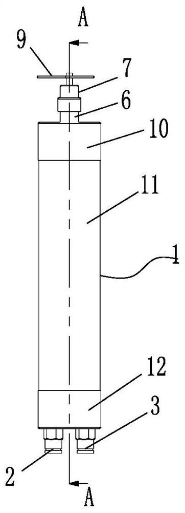 Latex bubble filtering device and latex supply system