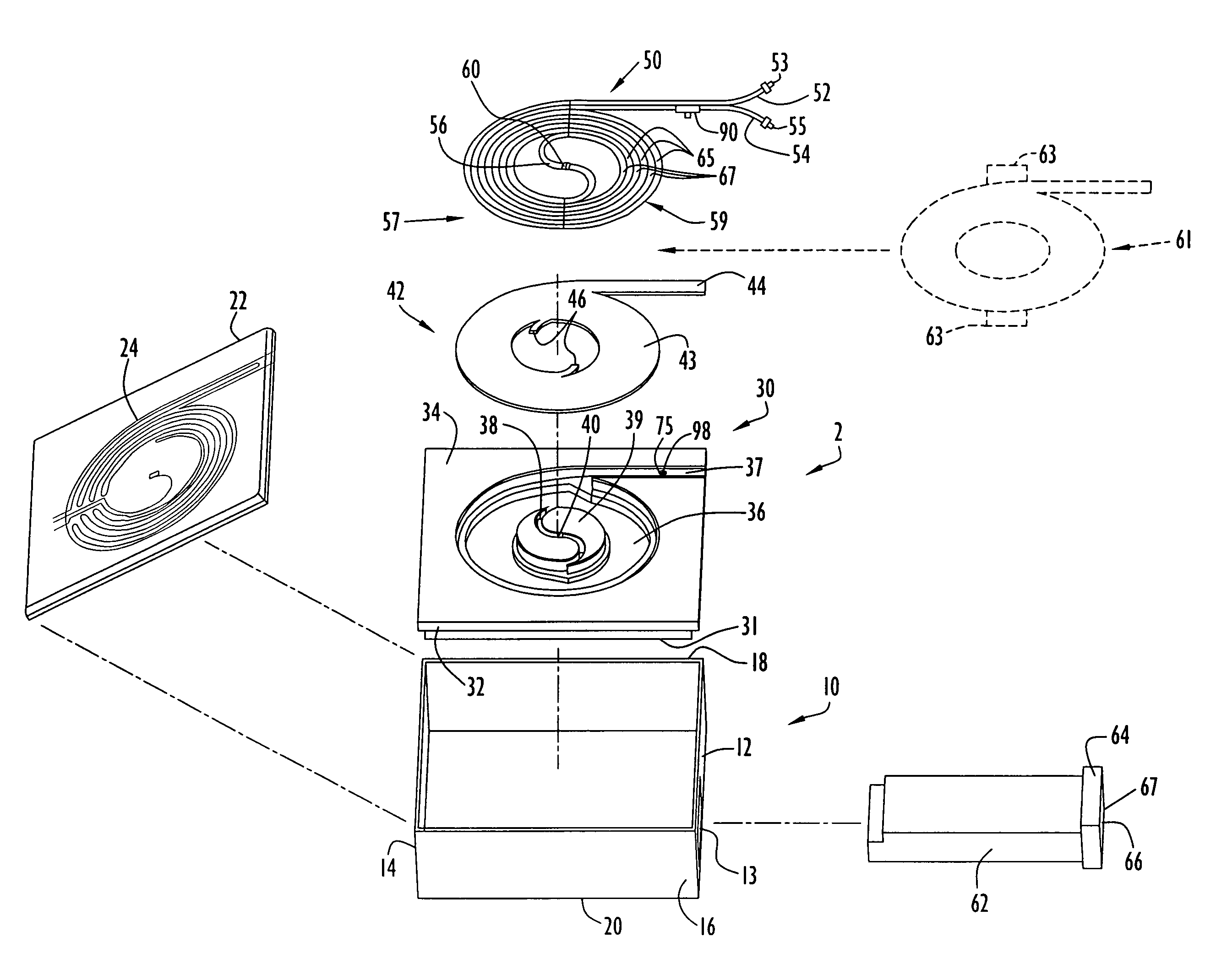 Method and apparatus for heating solutions within intravenous lines to desired temperatures during infusion
