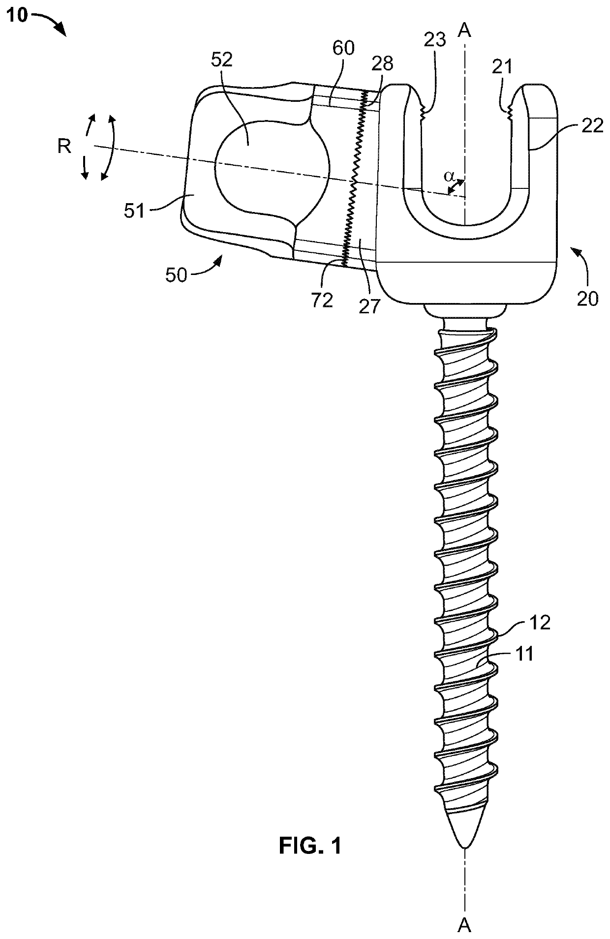 Spinal fixation device with rotatable connector