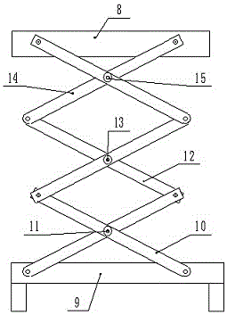 Rotary table for forming earthenware with lifting function