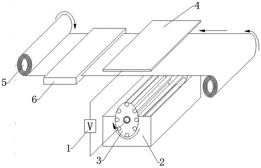 Composite filter paper manufacturing method and device capable of improving surface dust holding capacity