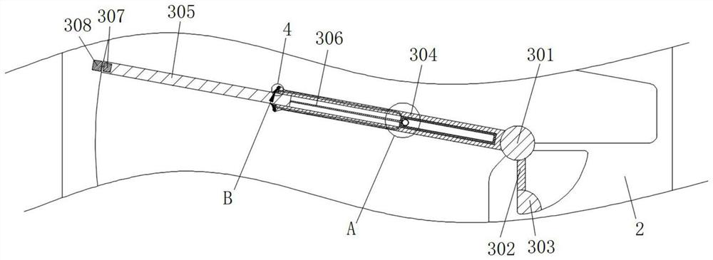 Household collecting device for dividing light and heavy substances