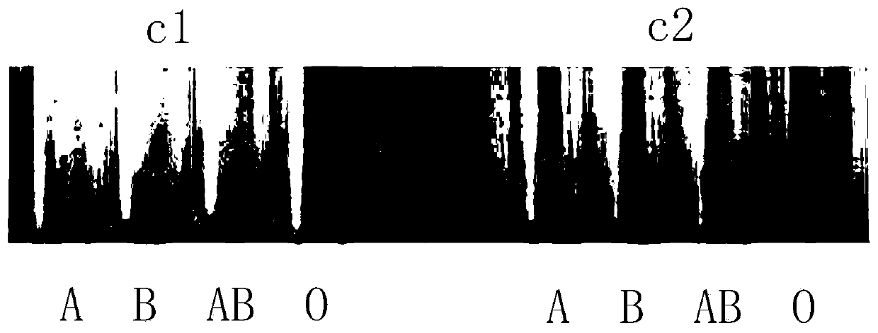 Hybridoma cell strain capable of secreting anti-human AB blood type IgM type monoclonal antibodies, monoclonal antibodies, and application