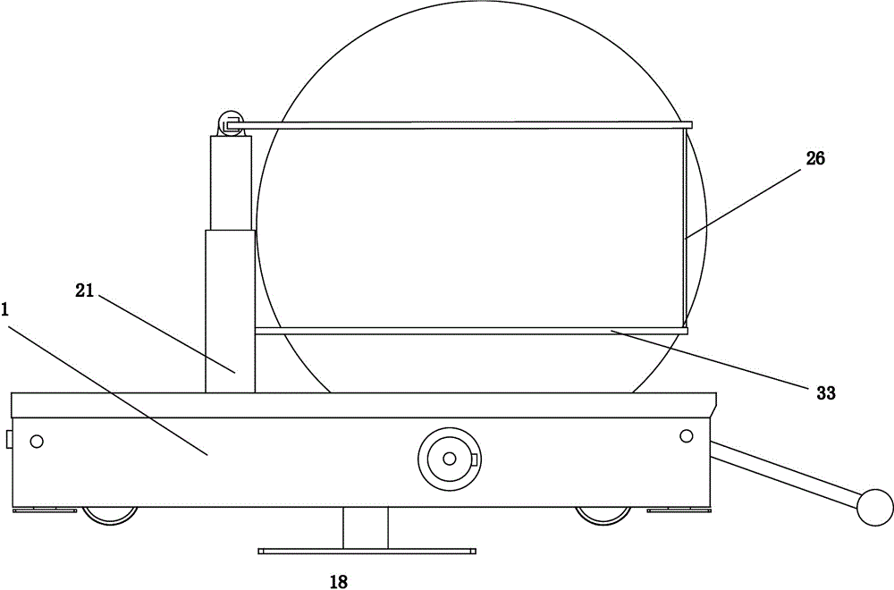 An industrial transport robot