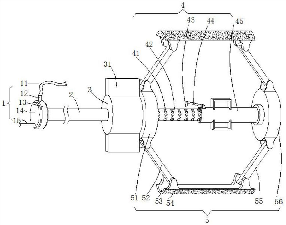 Cleaning anticorrosion device for inner wall of oil pipeline