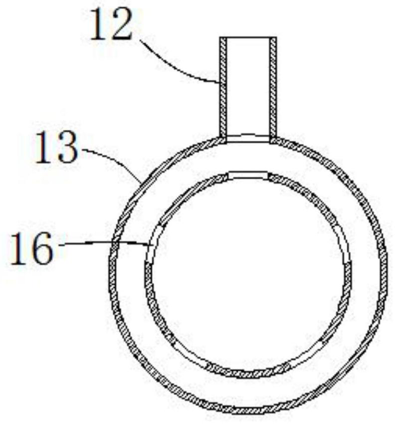 Cleaning anticorrosion device for inner wall of oil pipeline