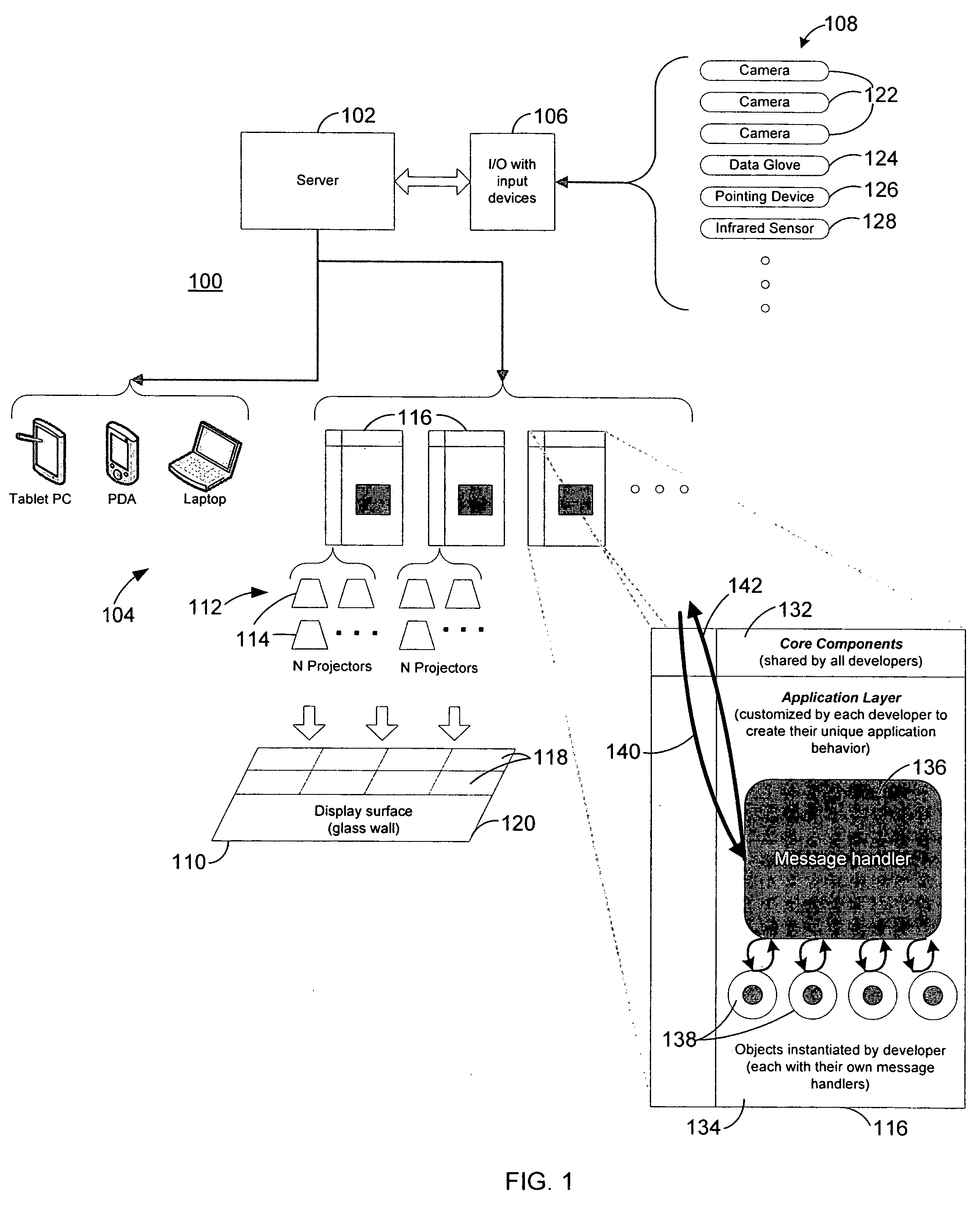 System for distributed information presentation and interaction