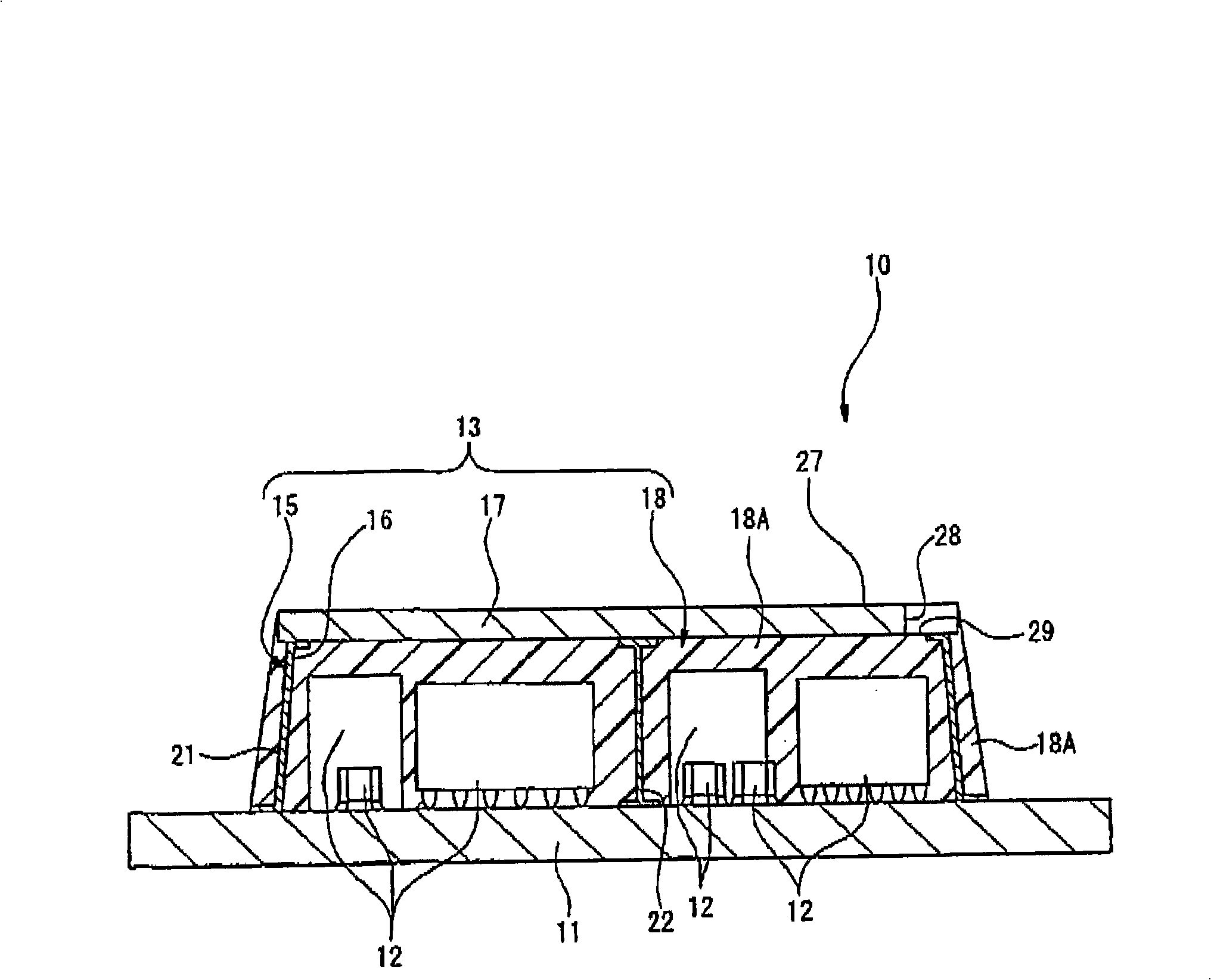 Board structure and electronic device