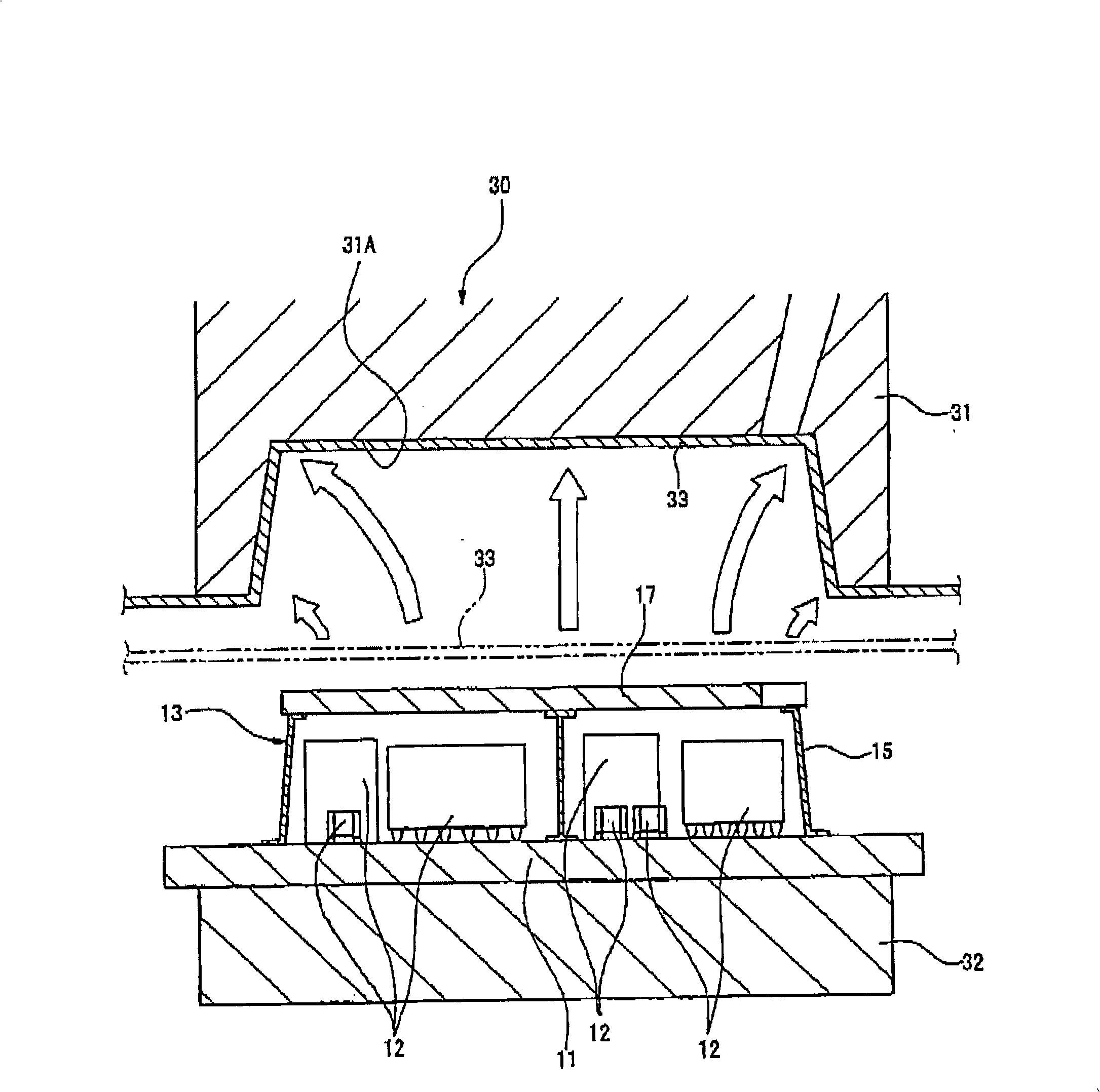 Board structure and electronic device
