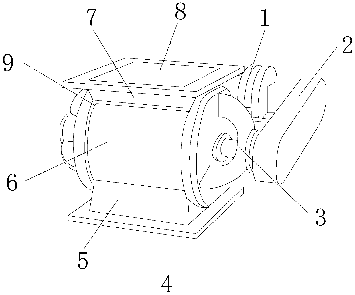 An impeller feeder