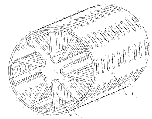 Multidirectional corrugated inner finned tube