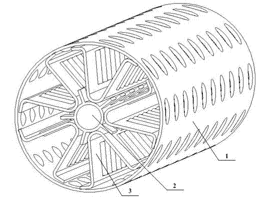Multidirectional corrugated inner finned tube