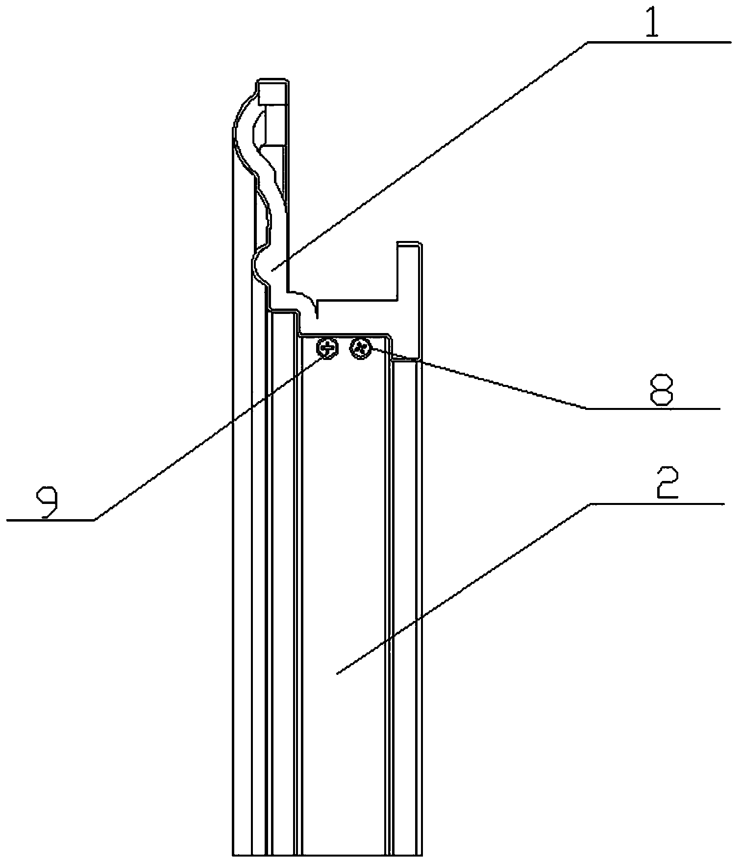 Door frame splicing structure