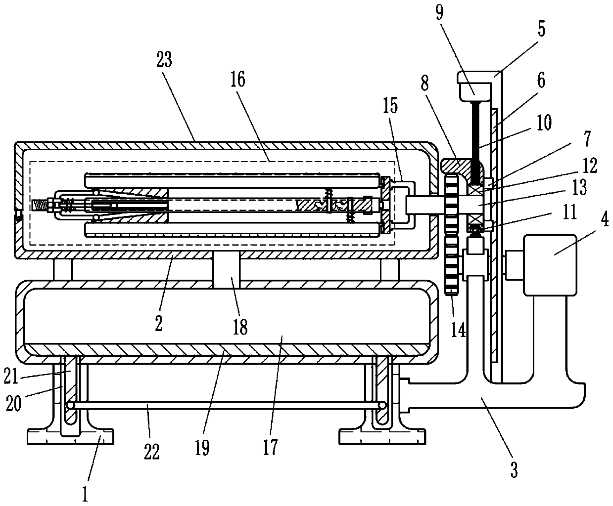 A ring -shaped iron boron surface pre -processing equipment