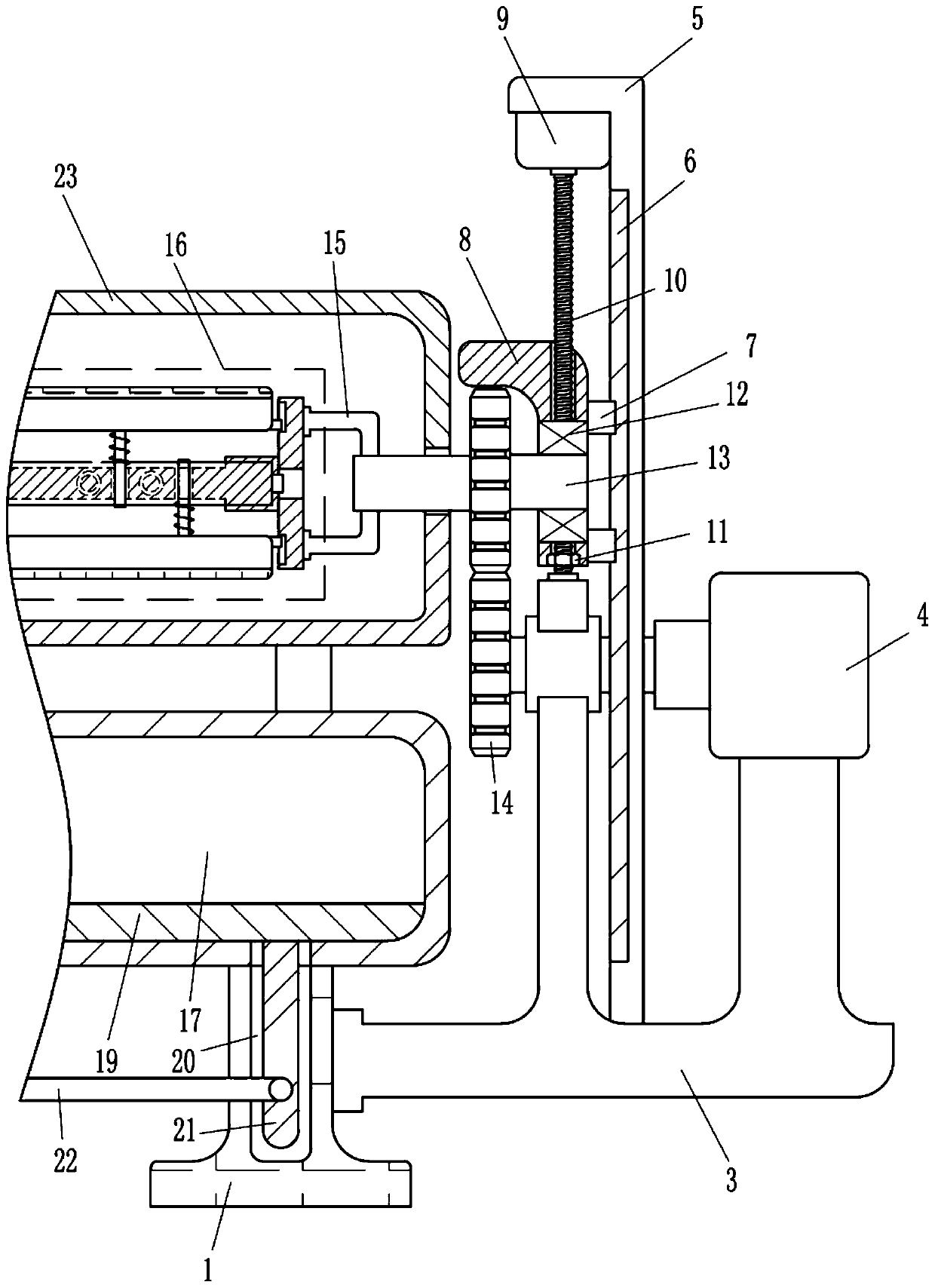 A ring -shaped iron boron surface pre -processing equipment