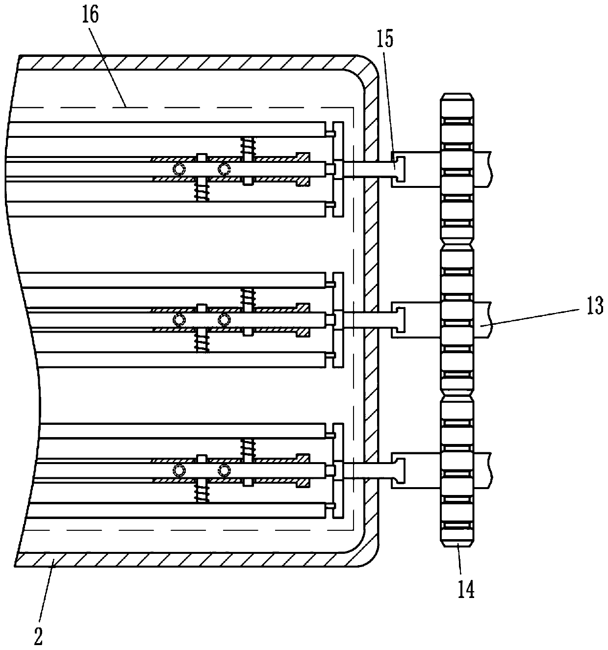 A ring -shaped iron boron surface pre -processing equipment