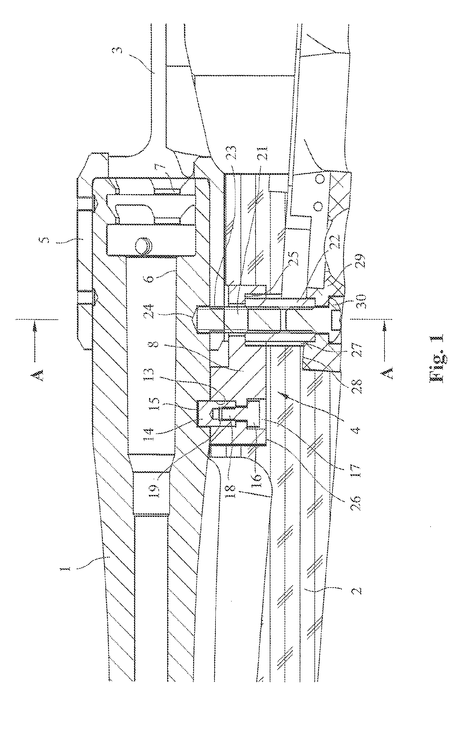 Mechanism for bedding a receiver frame and/or a barrel in a stock of a firearm