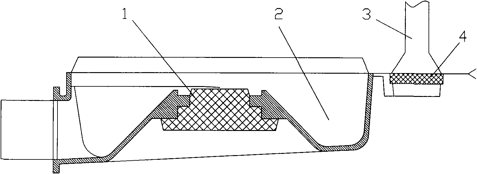 Method for casting as-cast high-tenacity cast iron bearing cover of locomotive