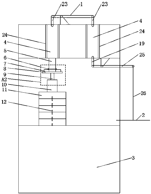 Device for perturbation effect and stepwise loading test of rock rheology