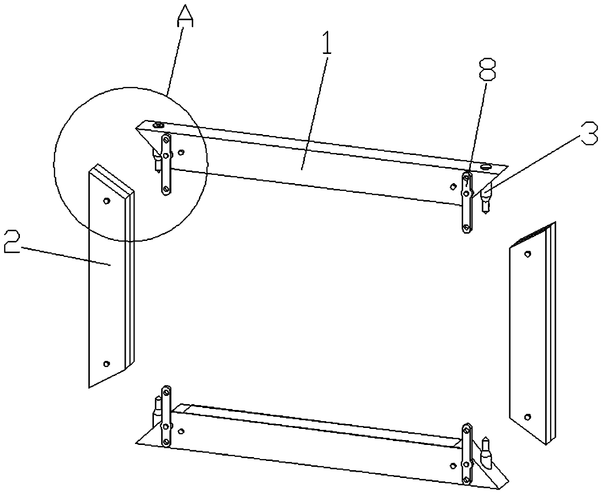 Aluminum alloy window frame convenient to assemble