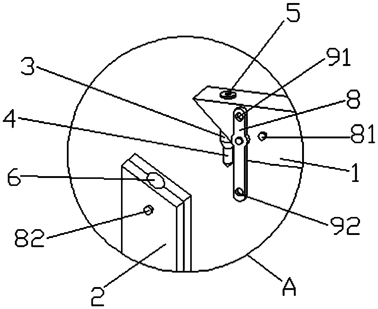 Aluminum alloy window frame convenient to assemble