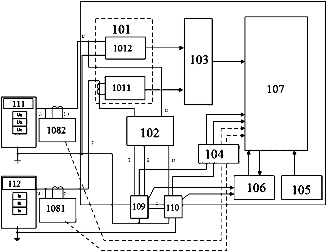 Intelligent wiring device for online test of gateway electric energy metering device