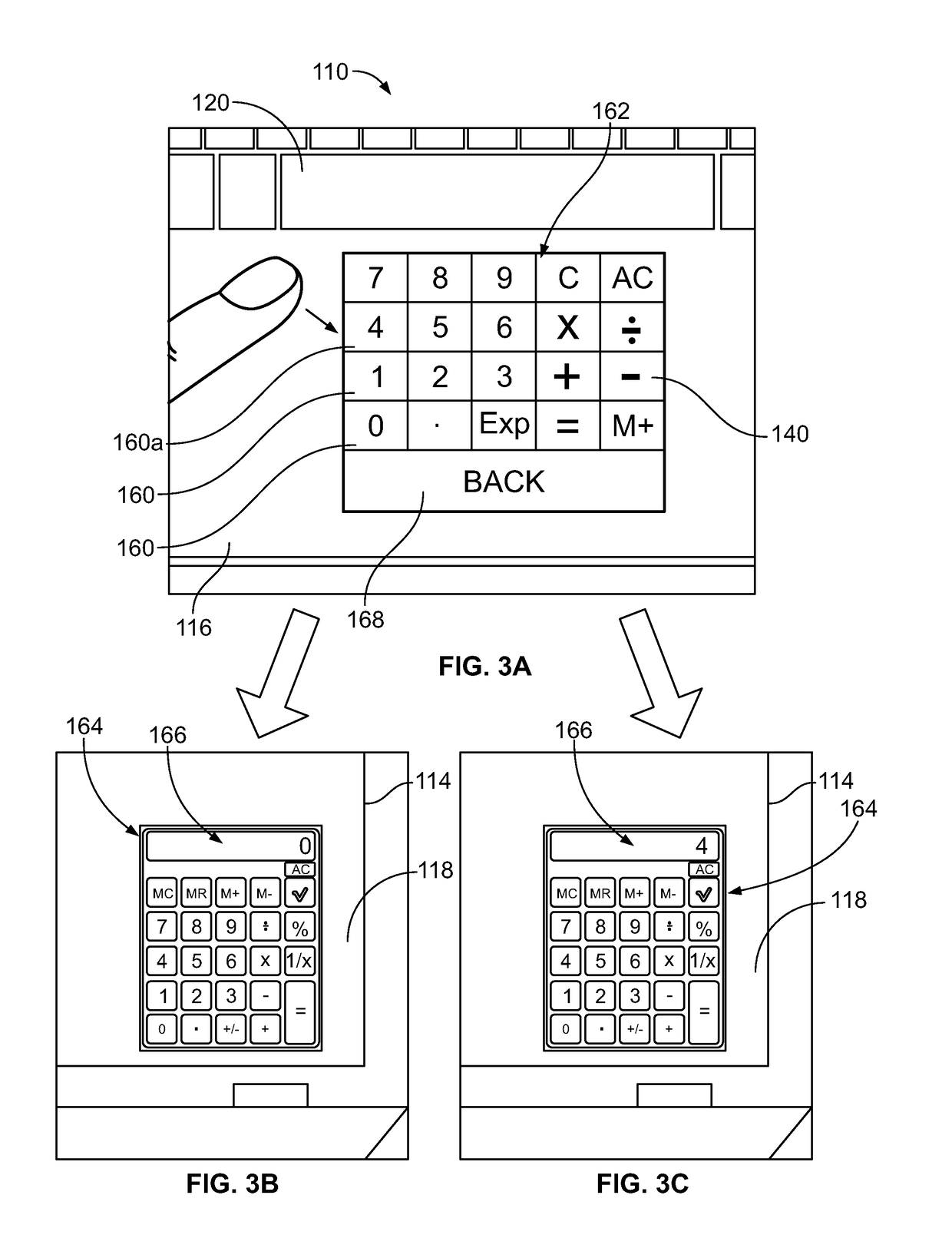 Electronic device with touchpad display