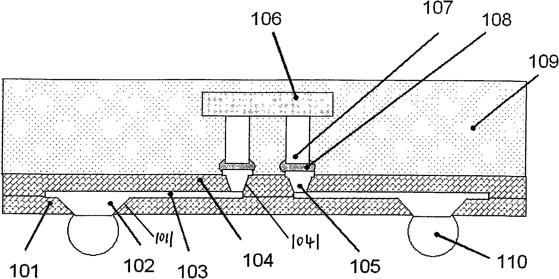 Wafer level fan-out chip packaging method