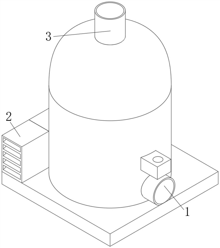 A treatment system for flue dust containing pb and zn