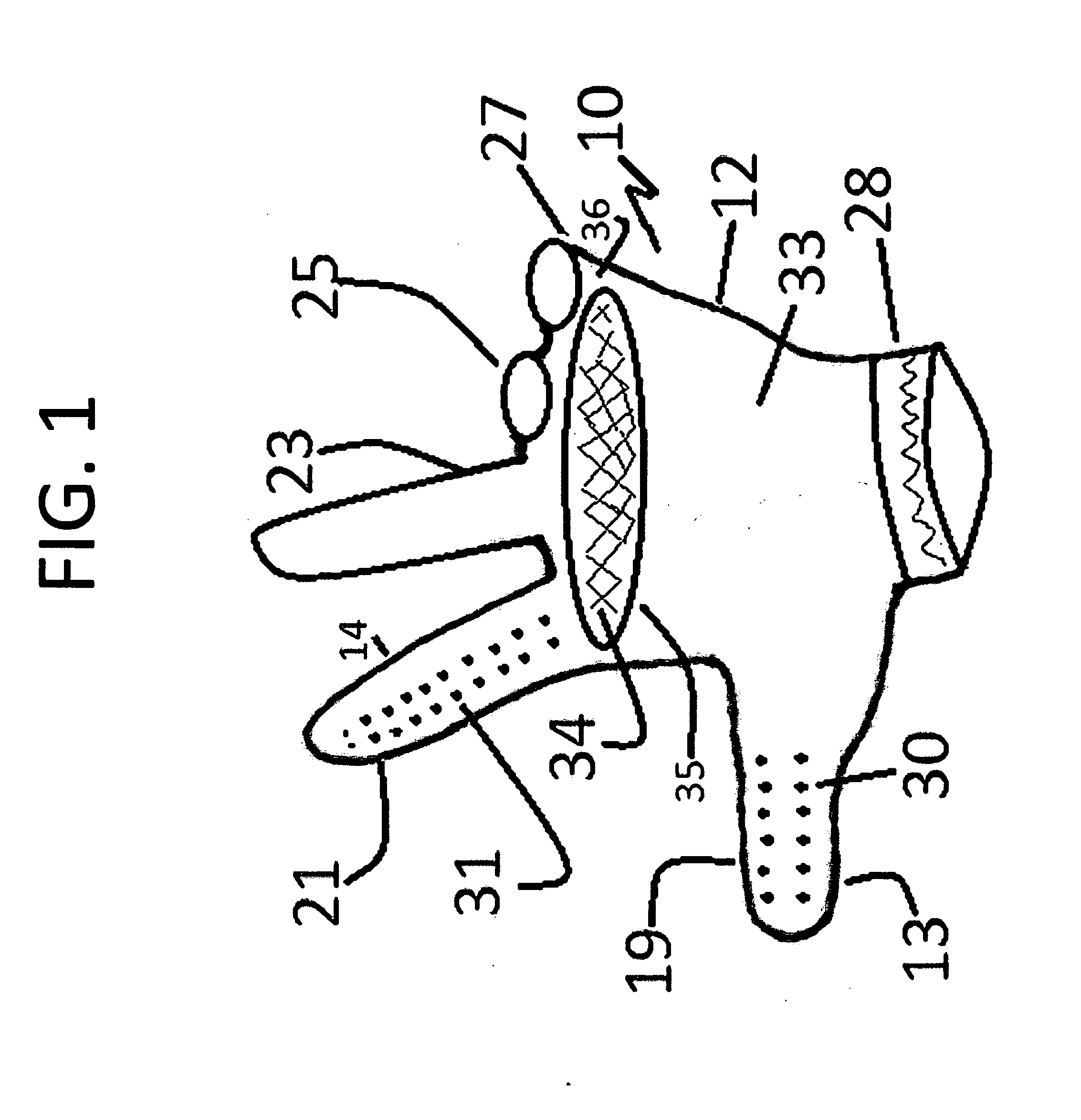 Partial-fingered gloves