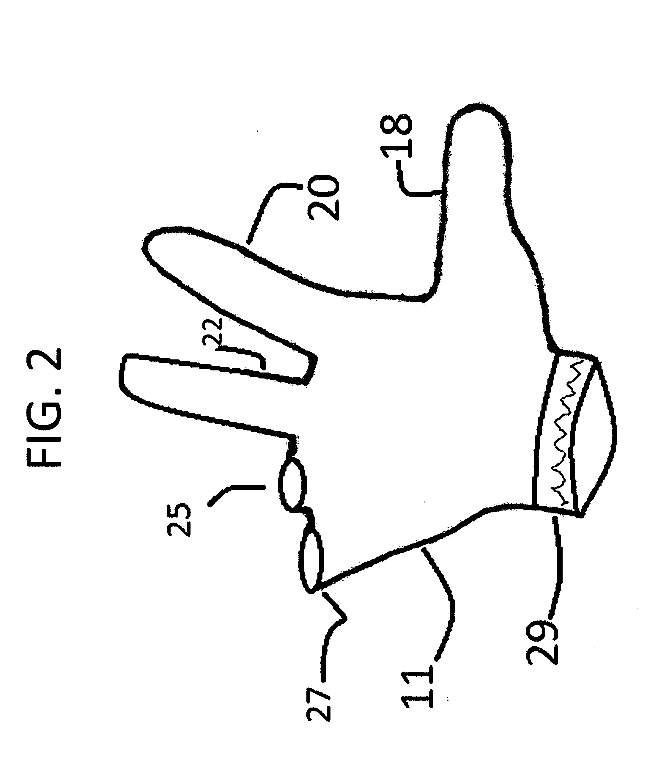 Partial-fingered gloves