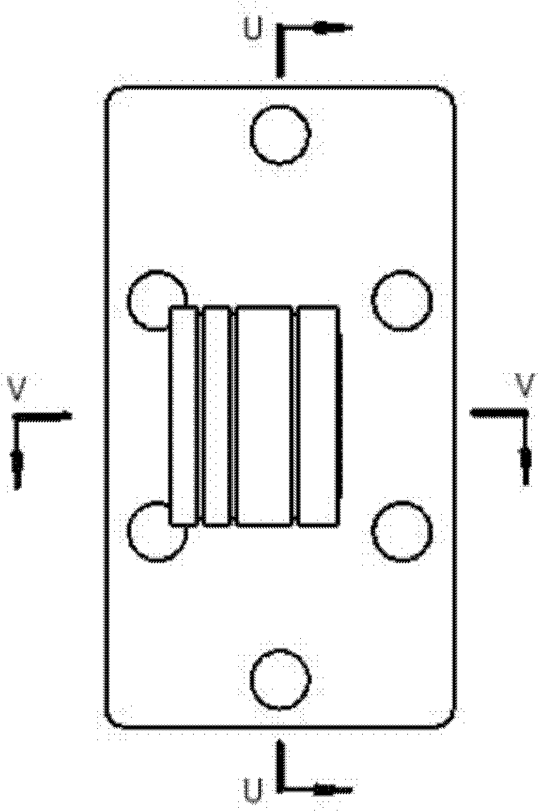 Filter loading broadband three-gap coupling output cavity structure