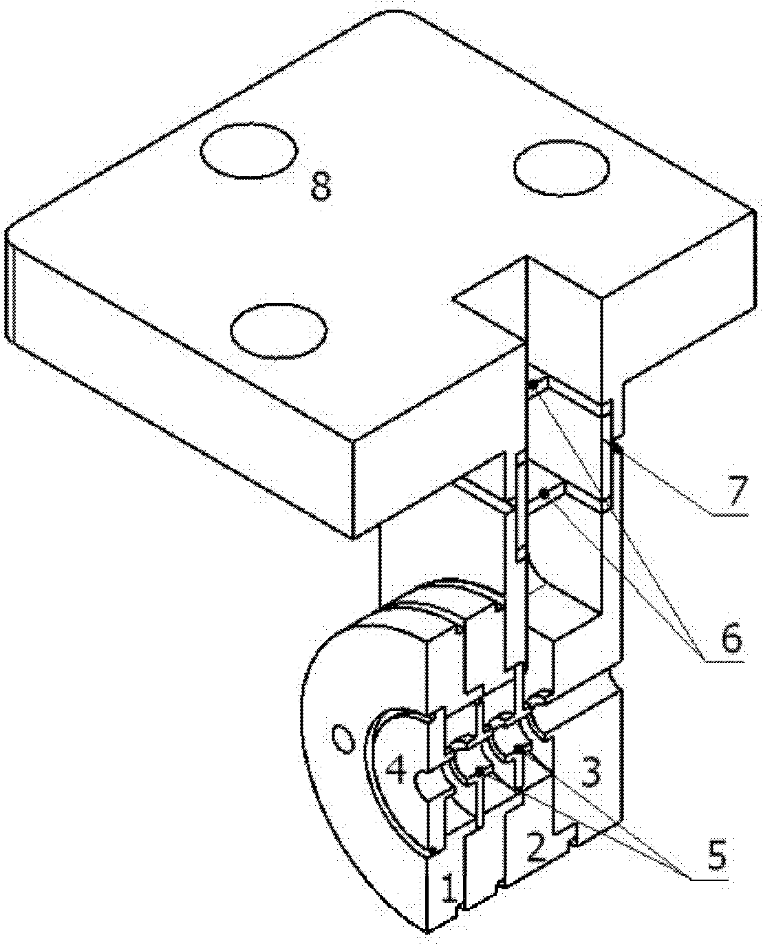 Filter loading broadband three-gap coupling output cavity structure