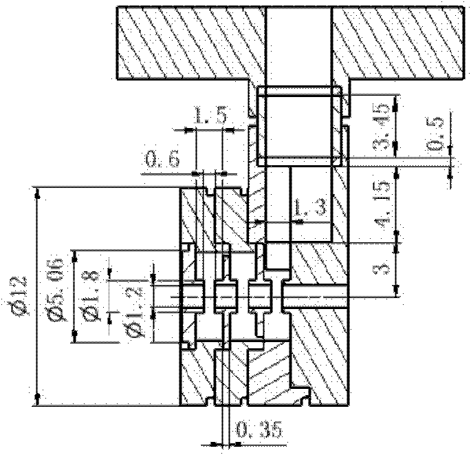 Filter loading broadband three-gap coupling output cavity structure