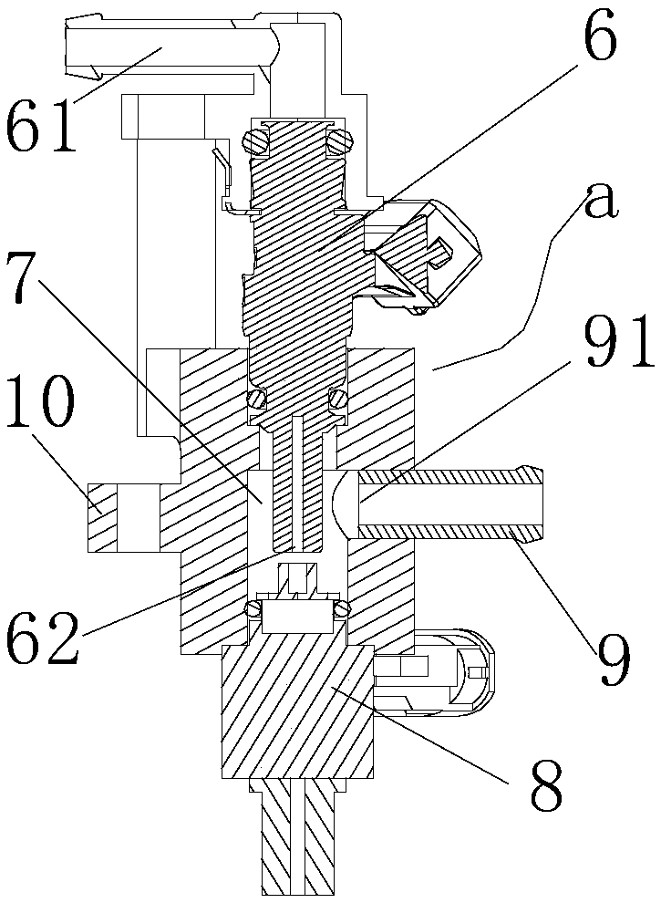 Aircraft heavy oil engine and aircraft