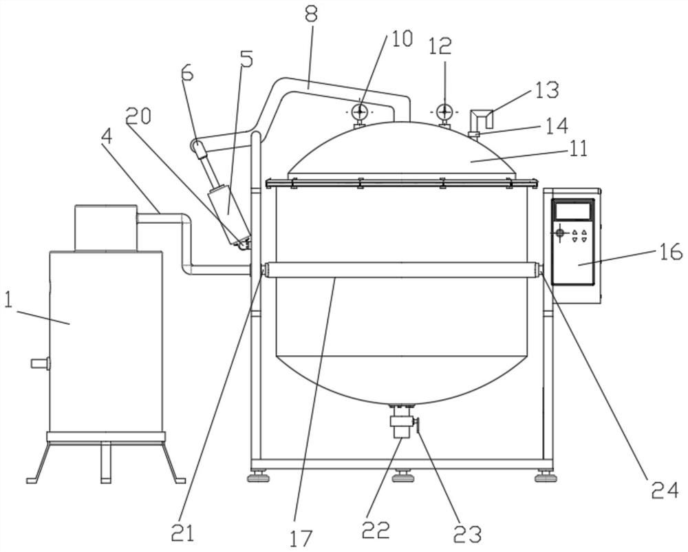 Whole oat milk preparation method and device