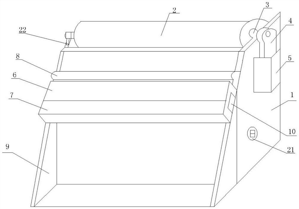 Plastic film heat-sealing bag making machine capable of improving efficiency