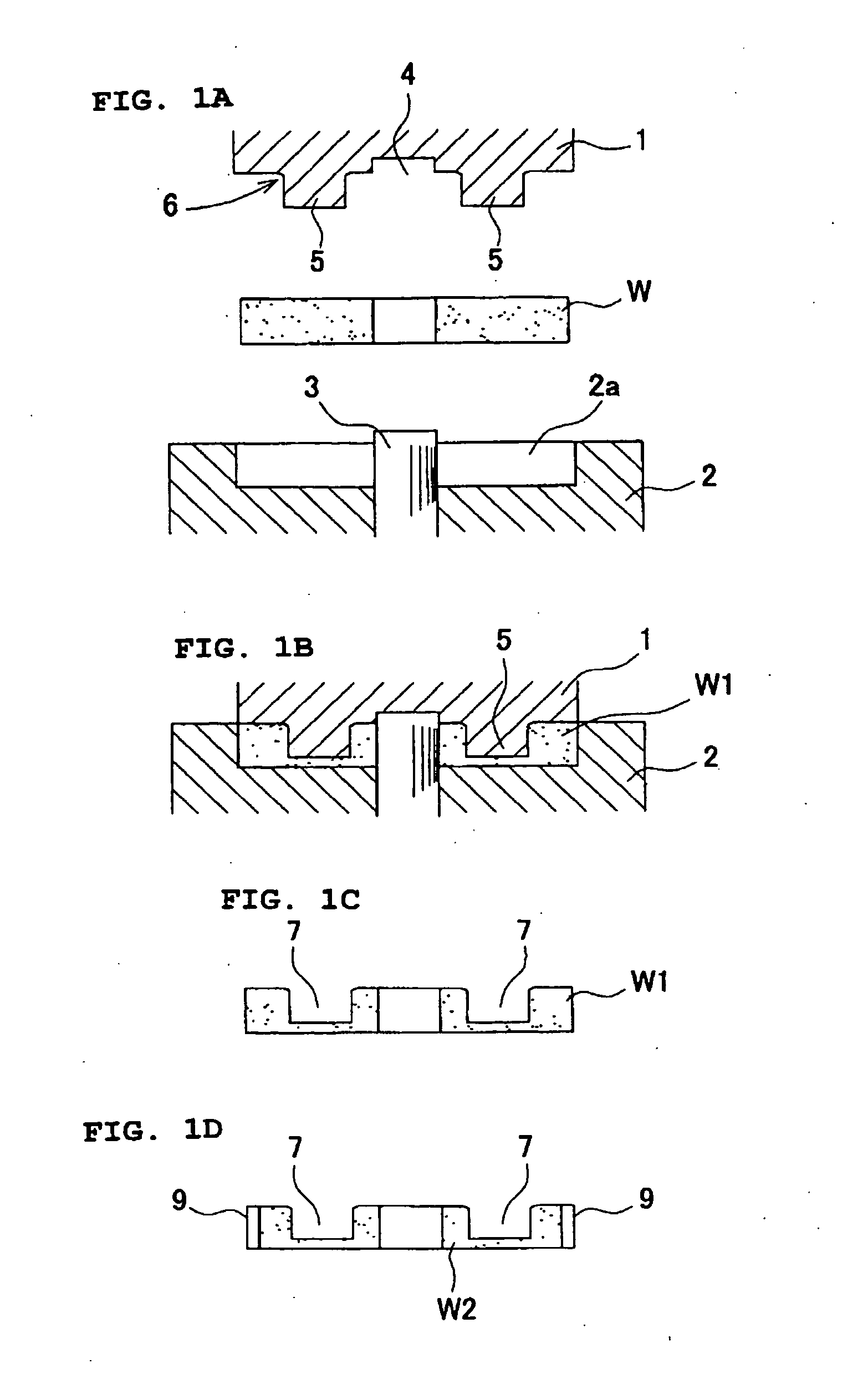 Chamfering method, forging device used in the chamfering method, and chamfered product