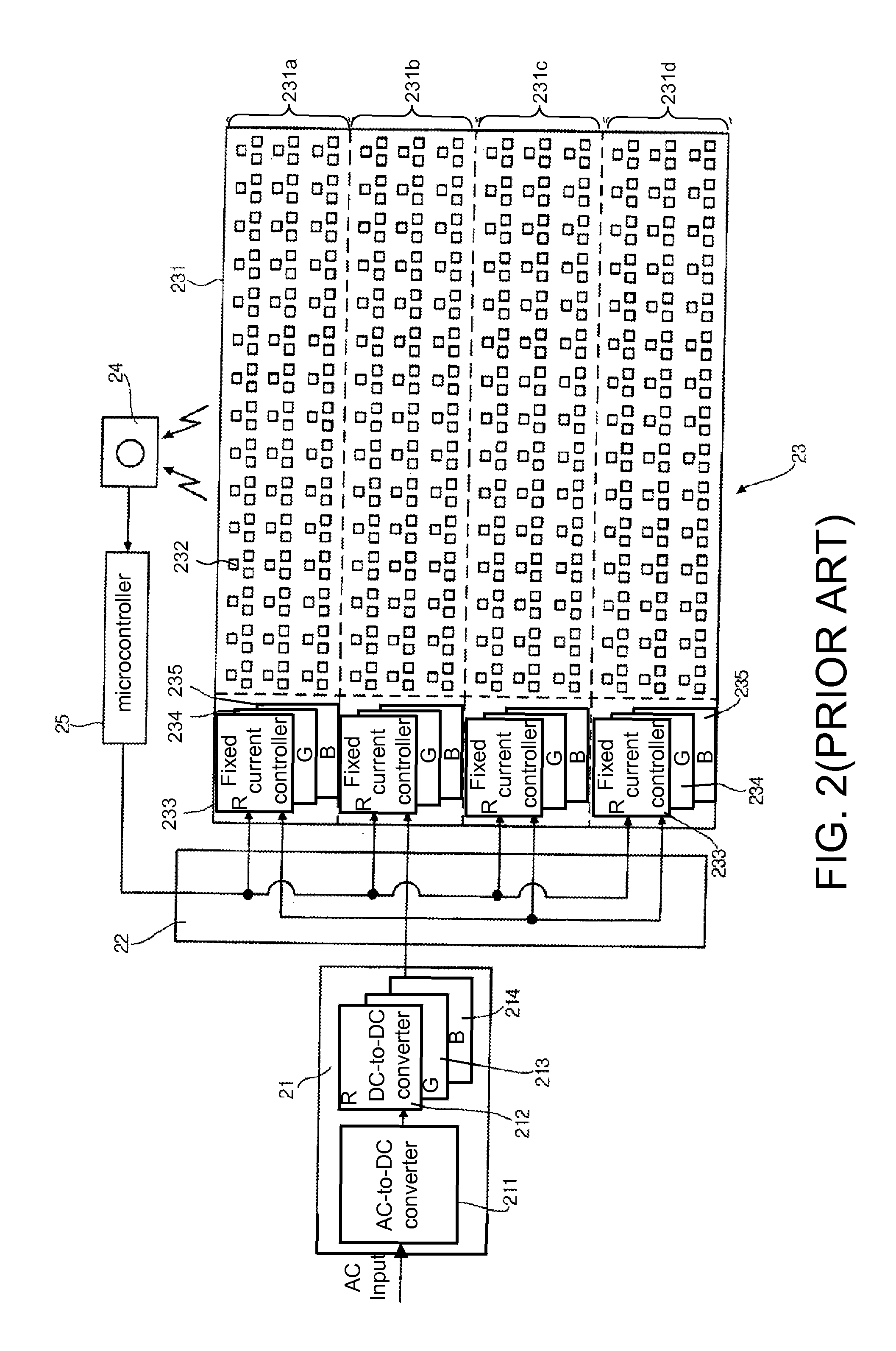 Control circuit and method for backlight sources, and image display apparatus and lighting apparatus using the same