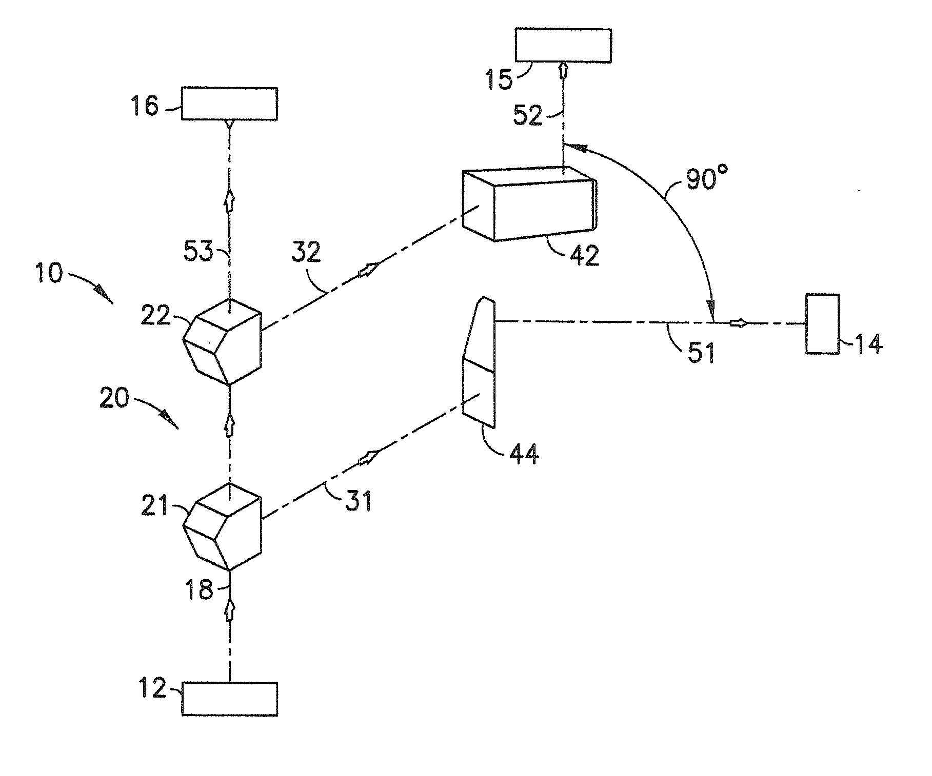 Optical assembly and laser alignment apparatus