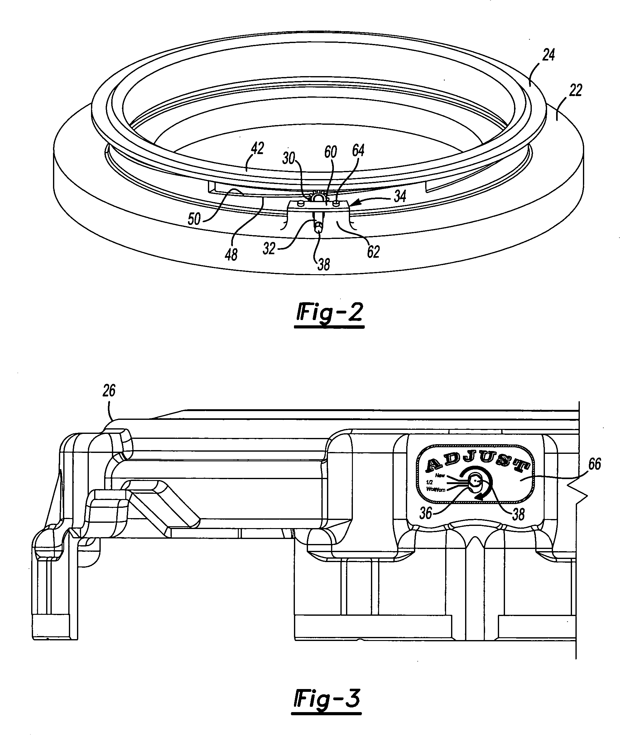 Manually adjustable clutch assembly with visual indicator