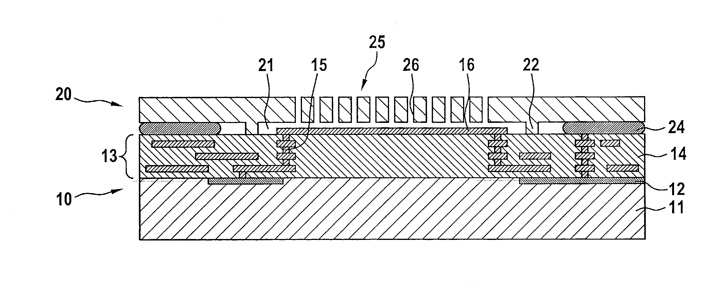 Hybrid integrated component and method for the manufacture thereof