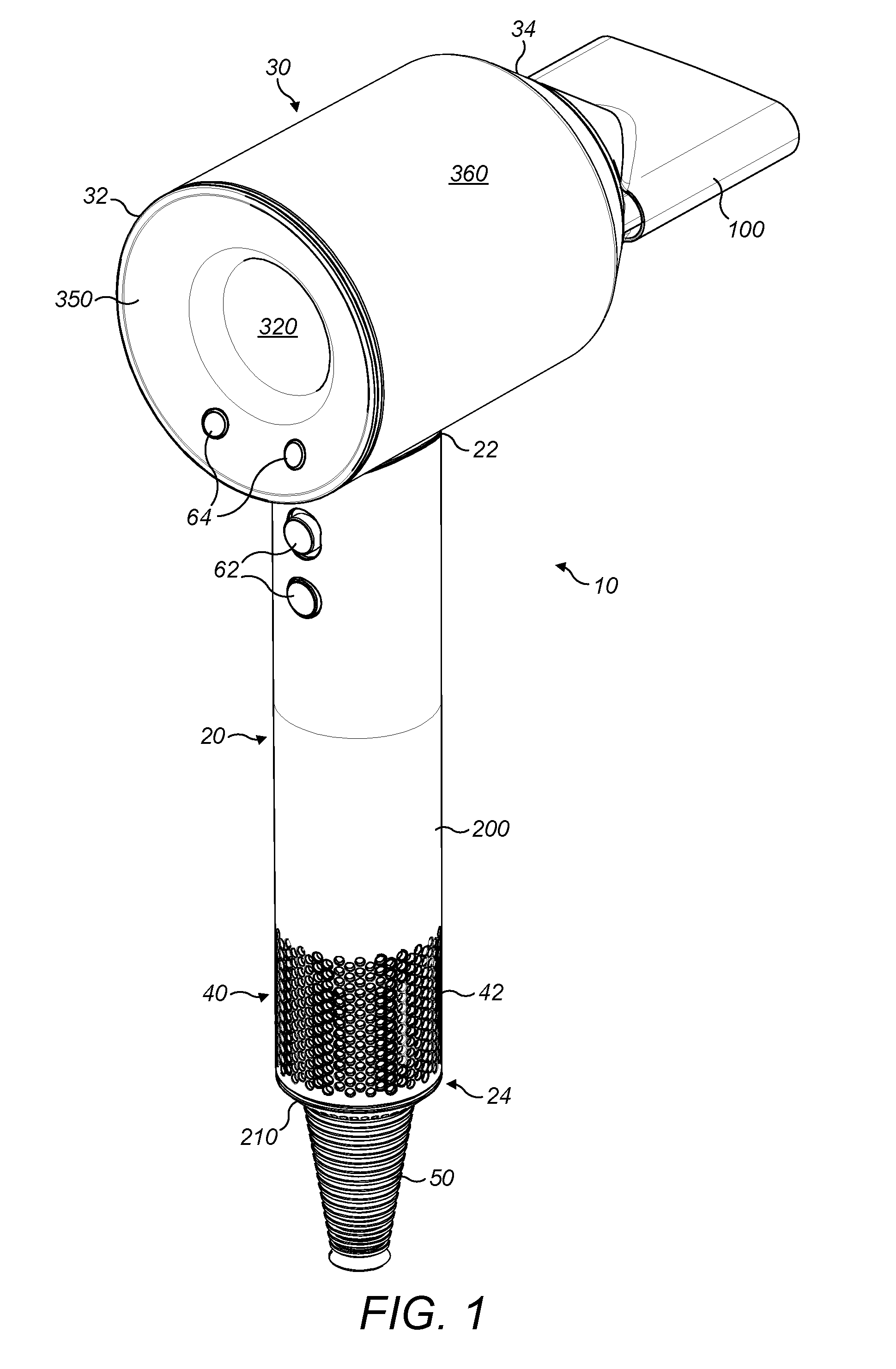 Attachment for a hand held appliance