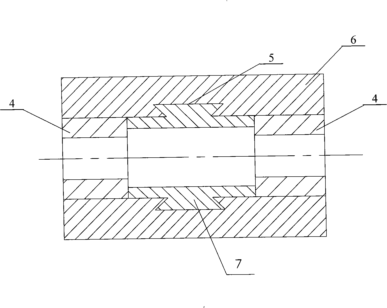 Direct foundry connection method for rare-earth permanent magnet motor rotor magnetism-isolating loop