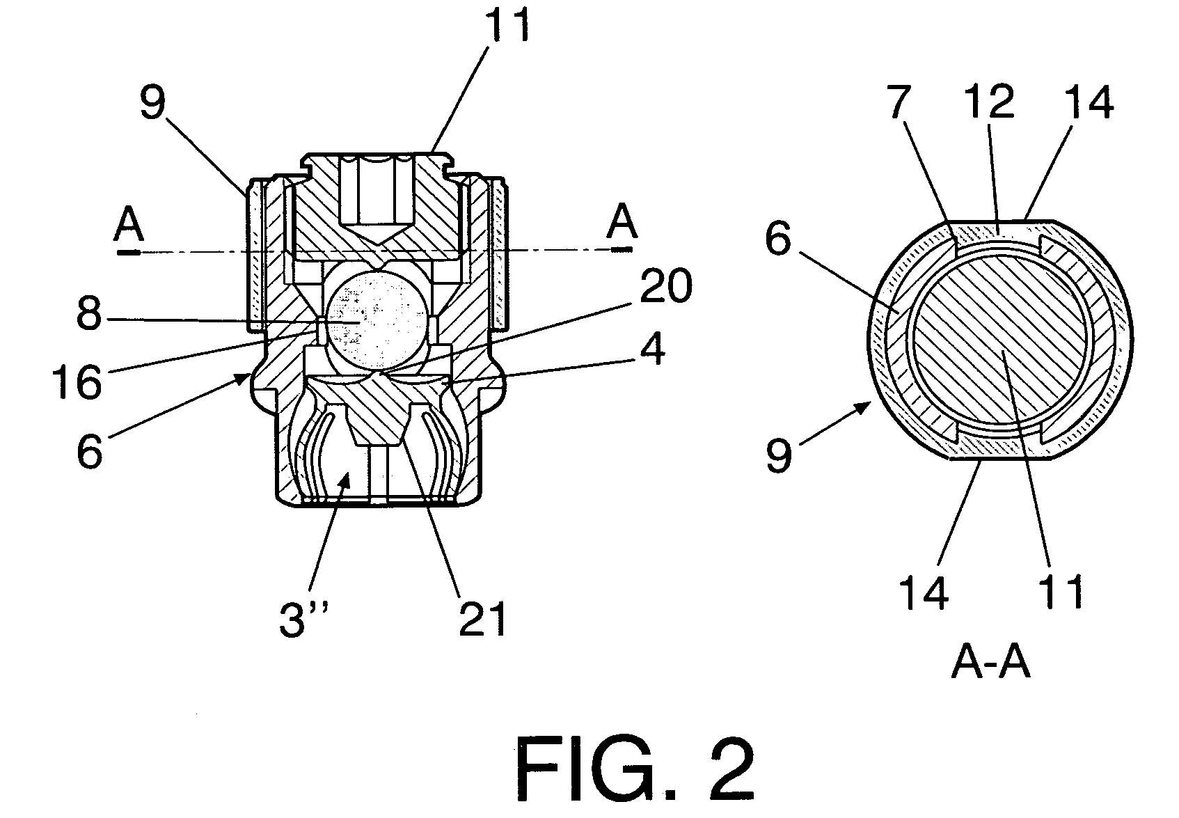 Vertebral fixation device and tool for assembling the device