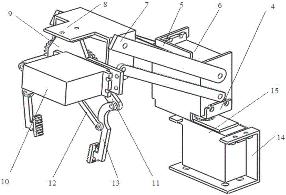 Three-wheeled robot trolley