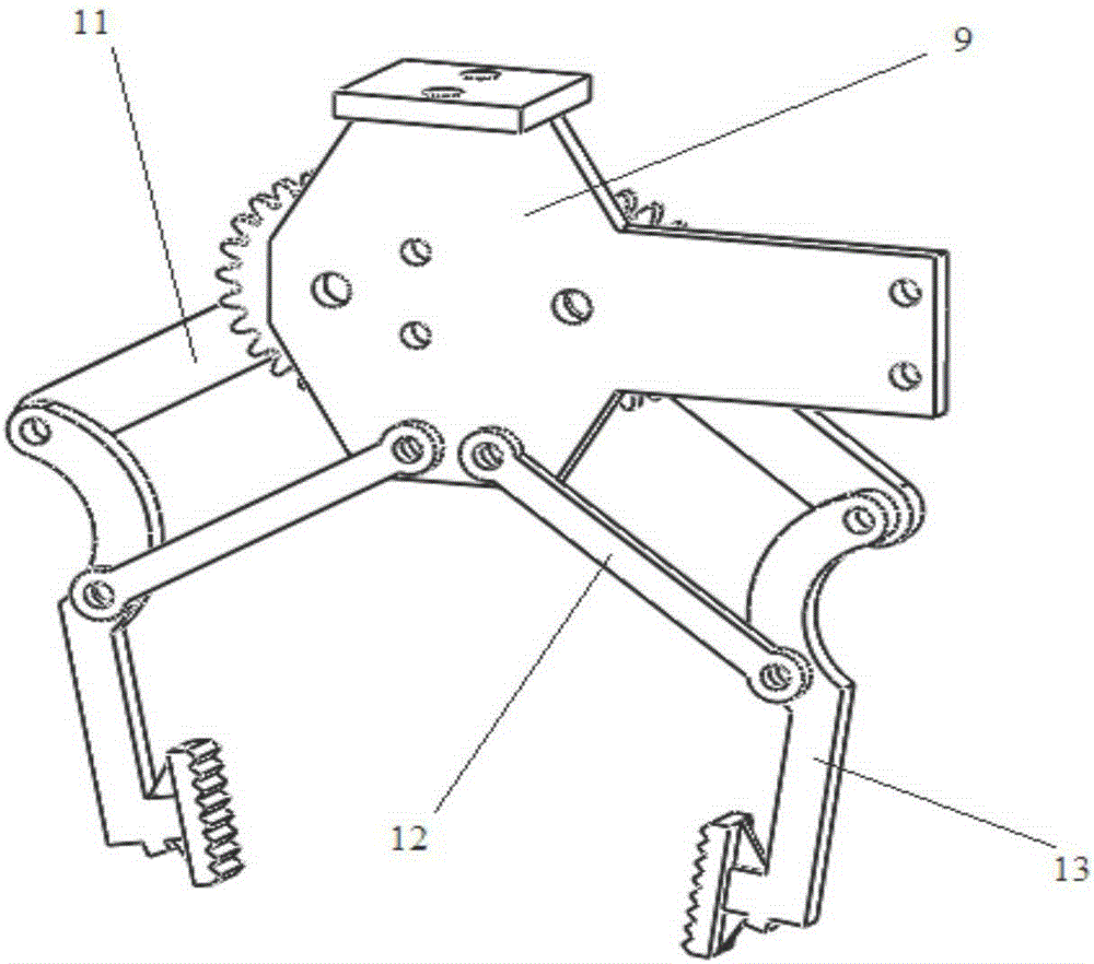 Three-wheeled robot trolley