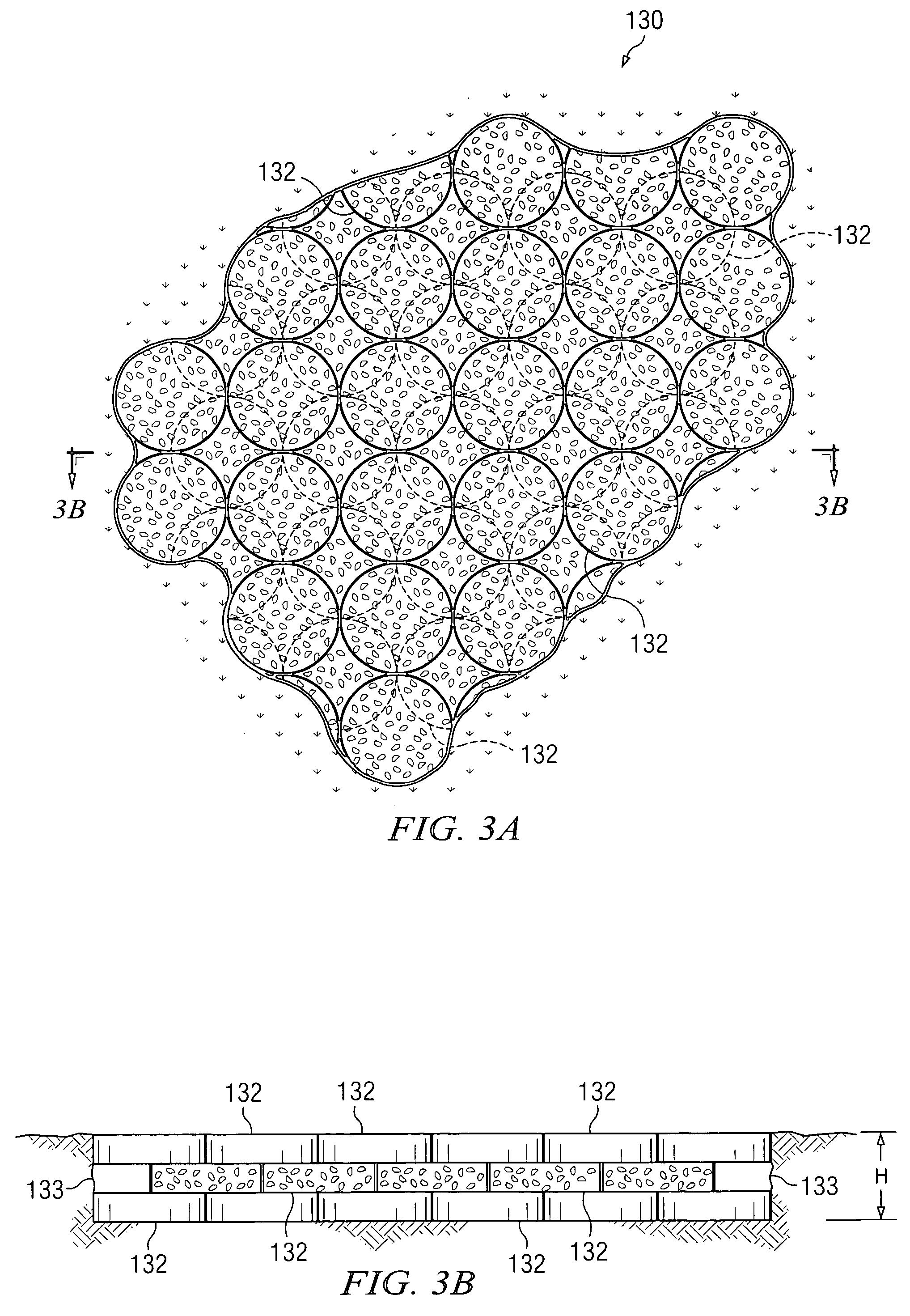 System and method for reinforcing aggregate particles, and structures resulting therefrom
