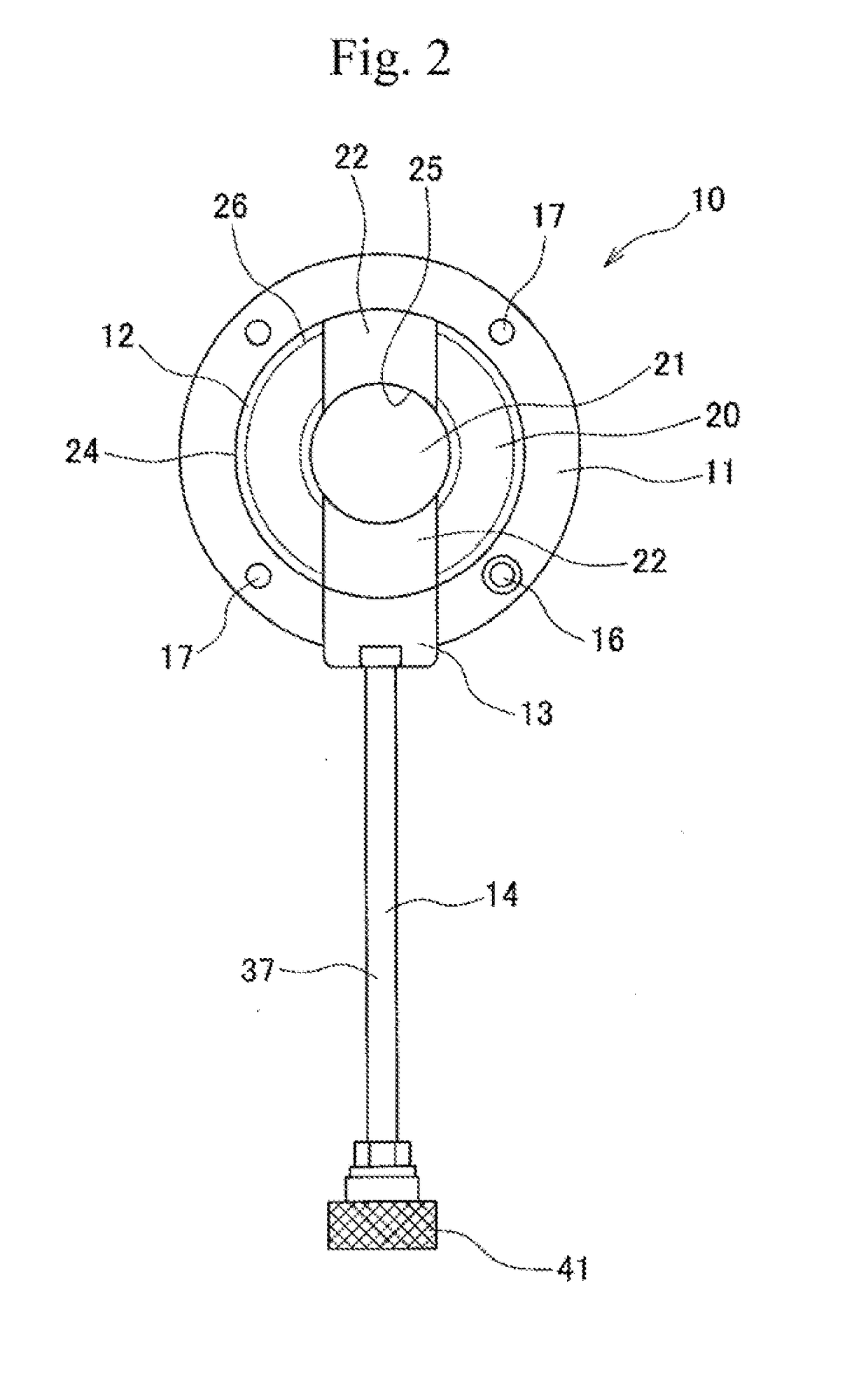 Polishing holder mounting jig and optical fiber ferrule polishing holder