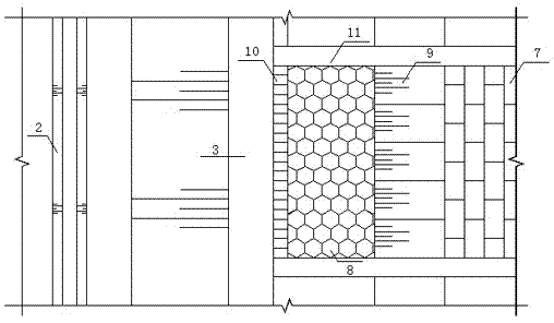 Fill channel anti-frost heaving and anti-seepage structure and construction method